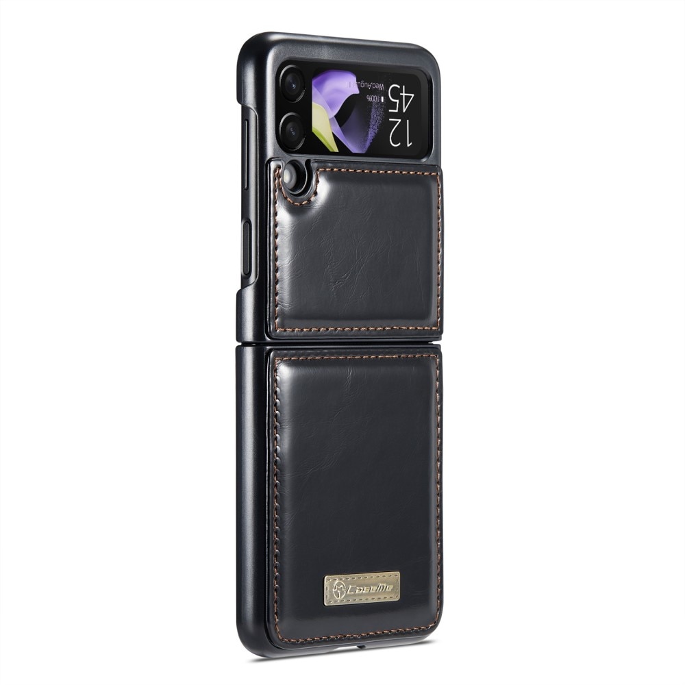 Leather Wallet Samsung Galaxy Z Flip 4 musta