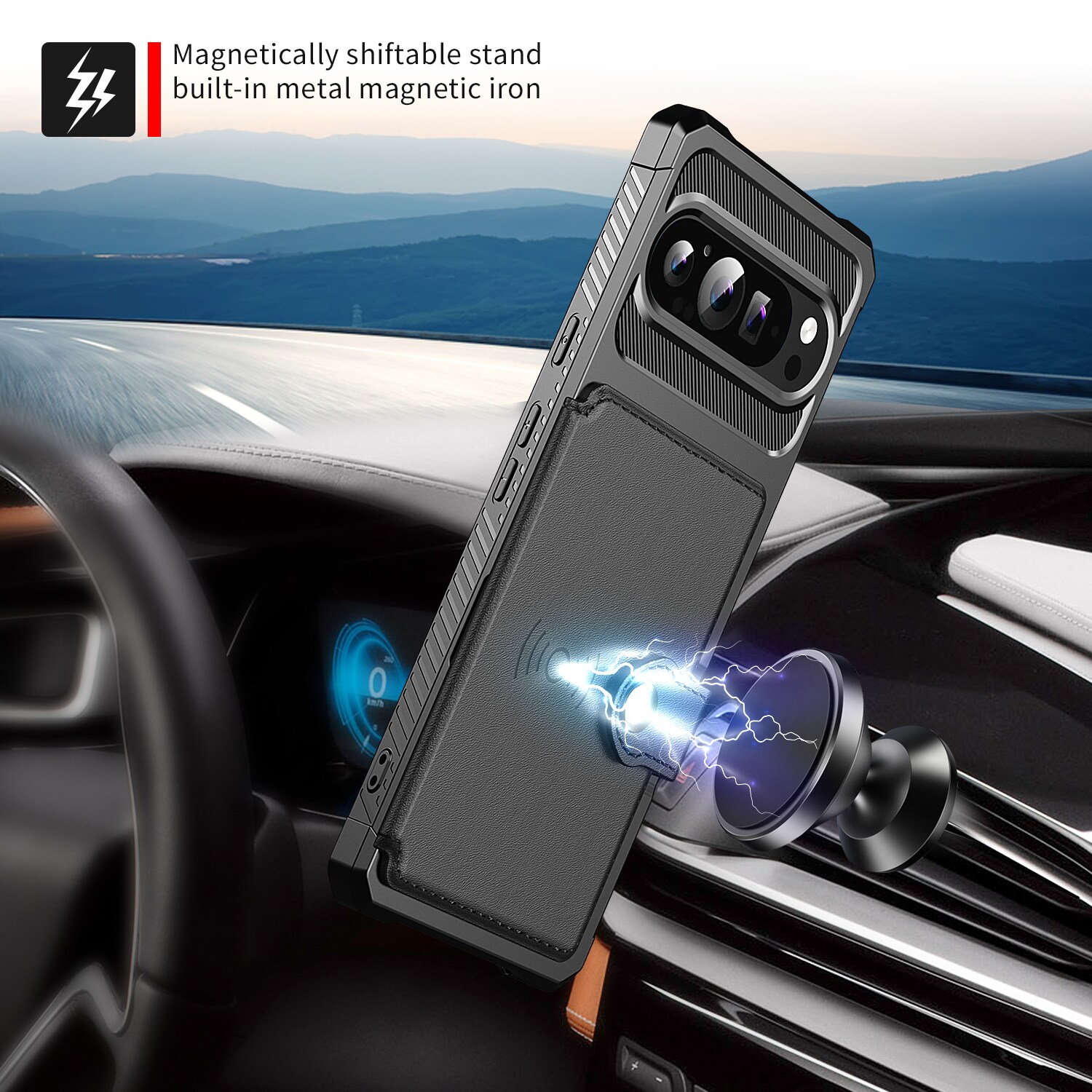 Tough Multi-slot Case Google Pixel 10 Pro XL Musta