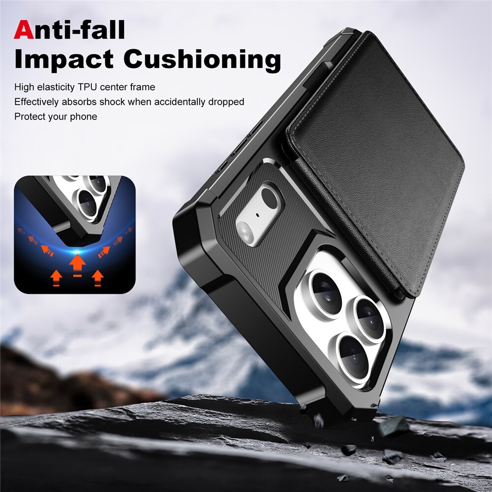 Clean Multi-slot Case iPhone 17 Pro Max Musta