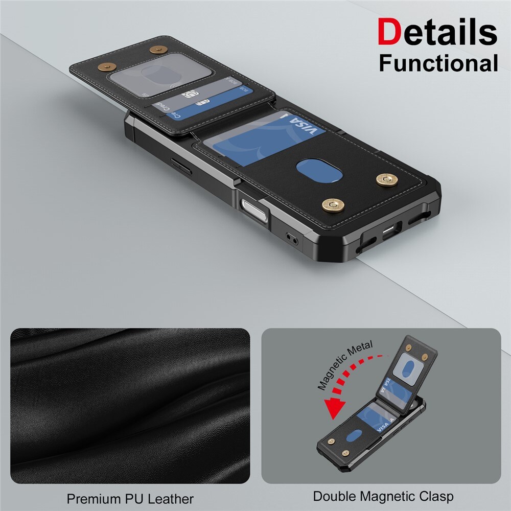 Clean Multi-slot Case iPhone 17 Pro Max Musta