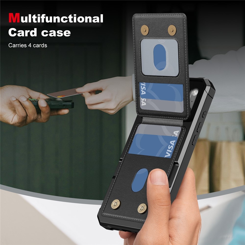 Clean Multi-slot Case iPhone 17 Pro Musta