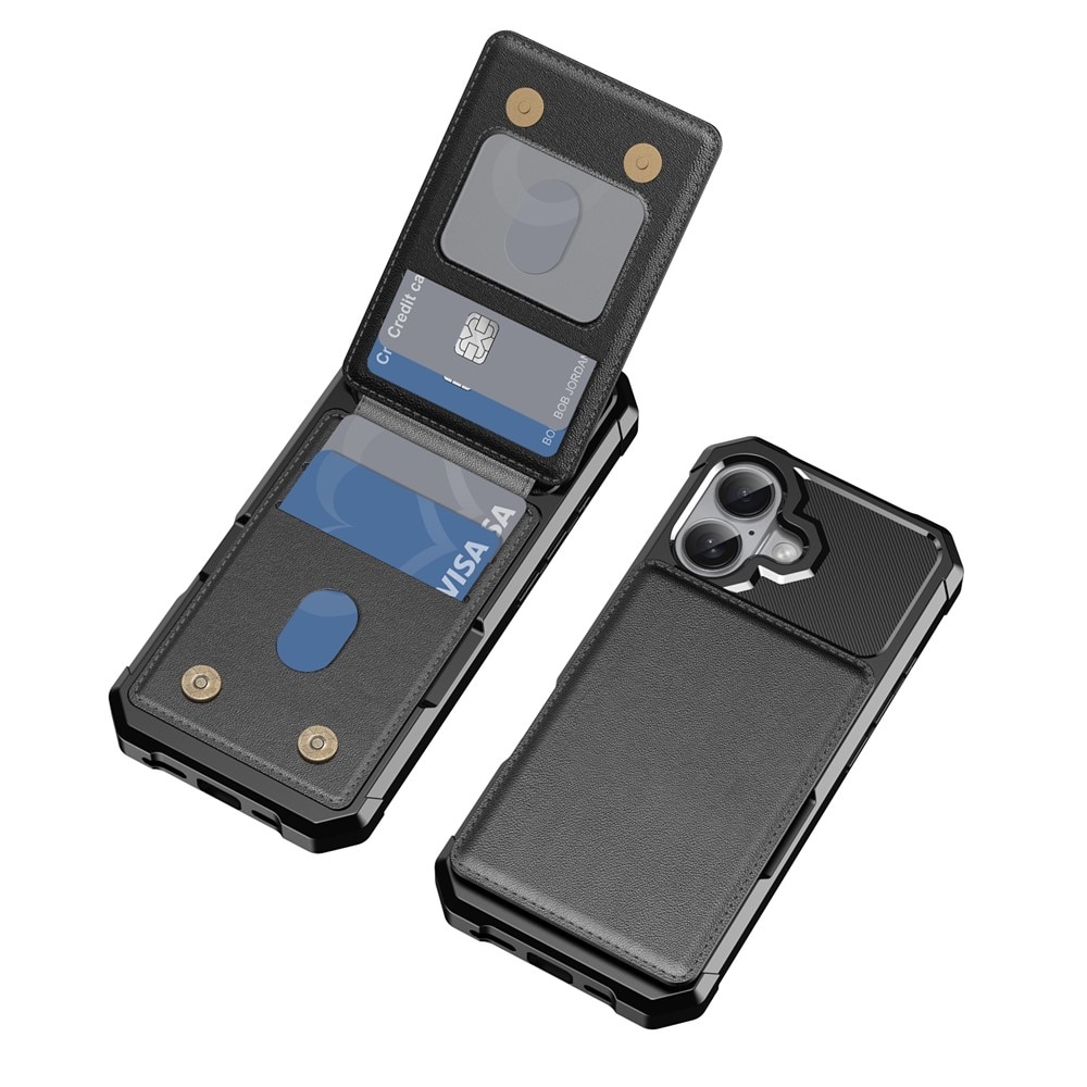 Clean Multi-slot Case iPhone 17 Pro Max Musta