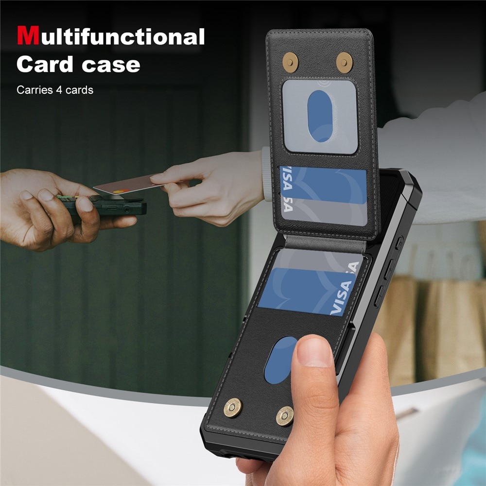 Clean Multi-slot Case iPhone 17 Pro Max Musta