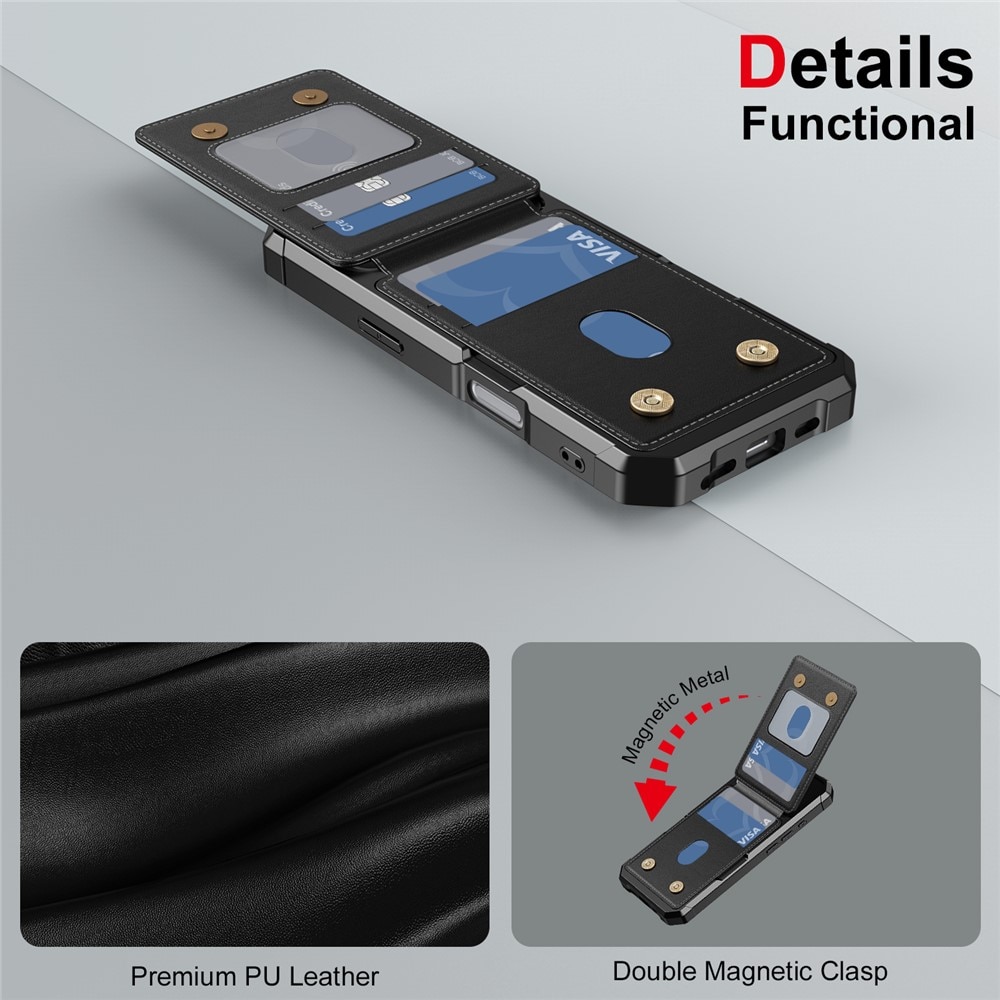 Clean Multi-slot Case iPhone 17 Pro Max Musta