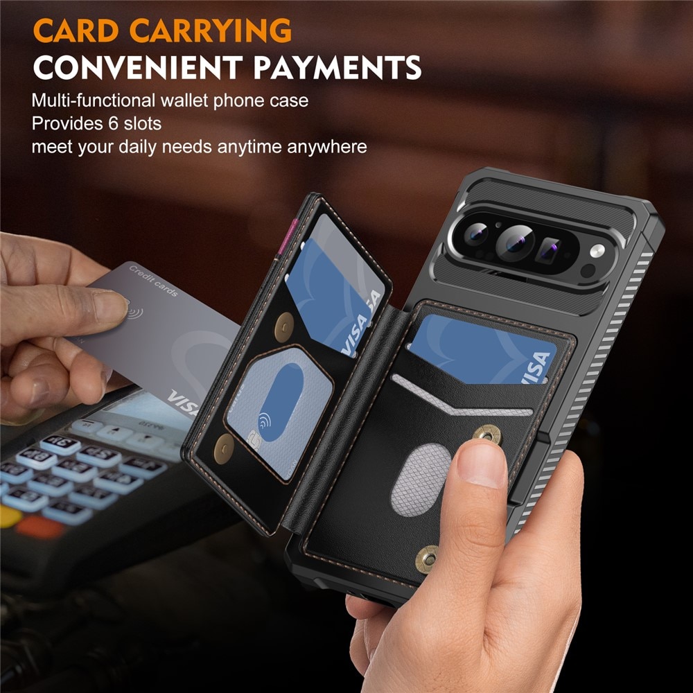 RFID Multi-slot Case Google Pixel 10 Pro Musta