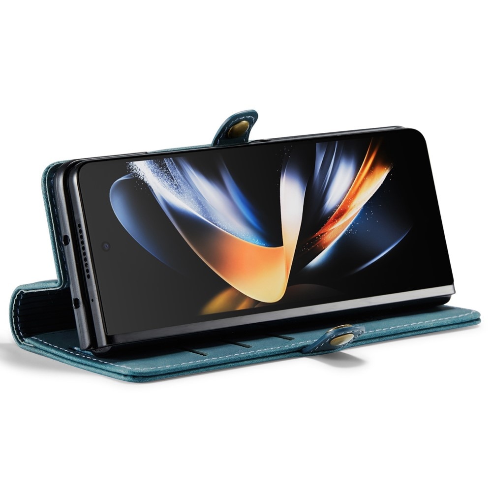 Slim Lompakkokotelo Samsung Galaxy Z Fold 4 sininen
