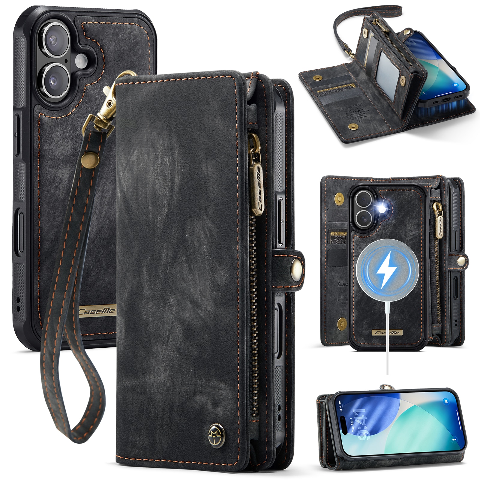 Multi-slot Suojakotelo iPhone 17 Harmaa