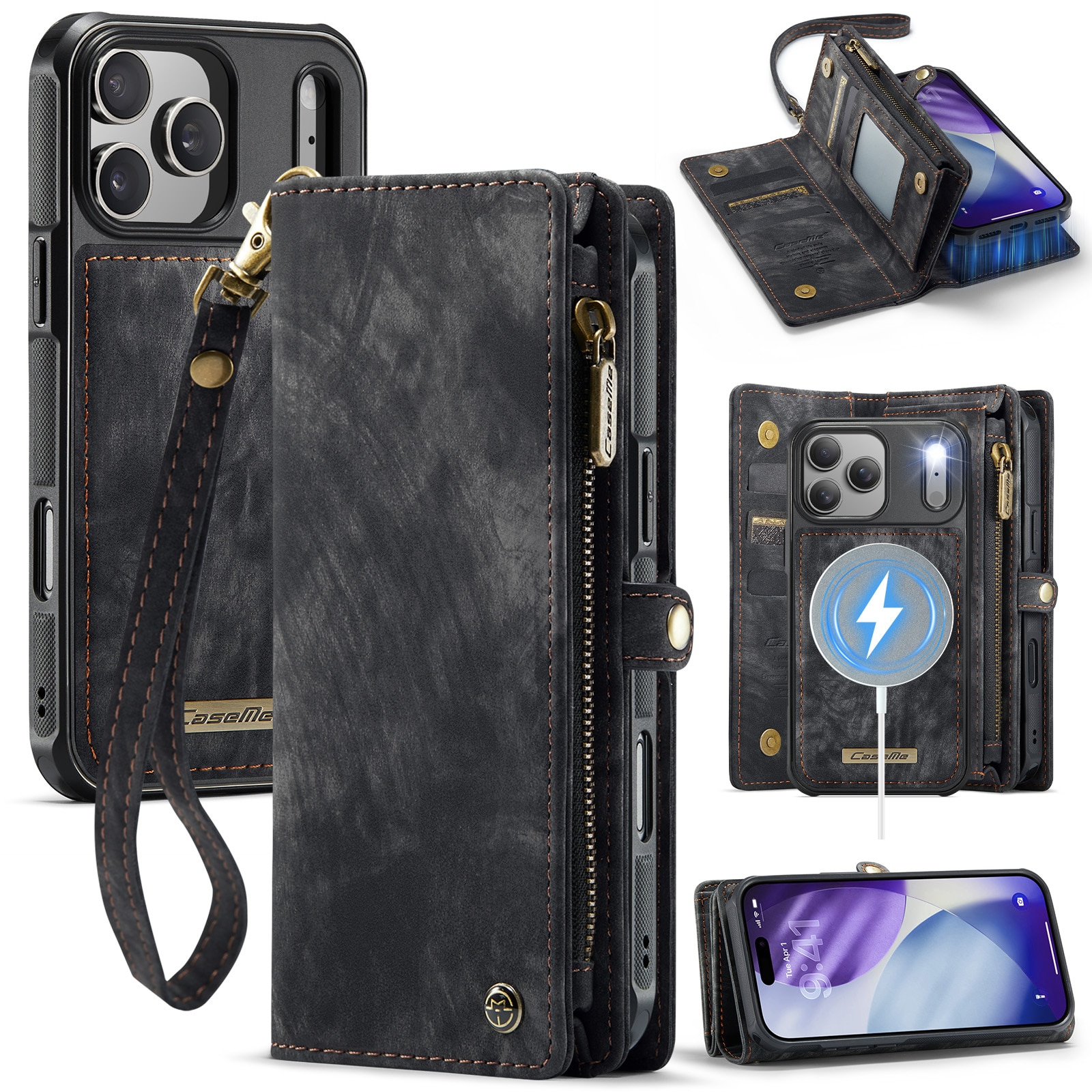 Multi-slot Suojakotelo iPhone 17 Pro Max Harmaa