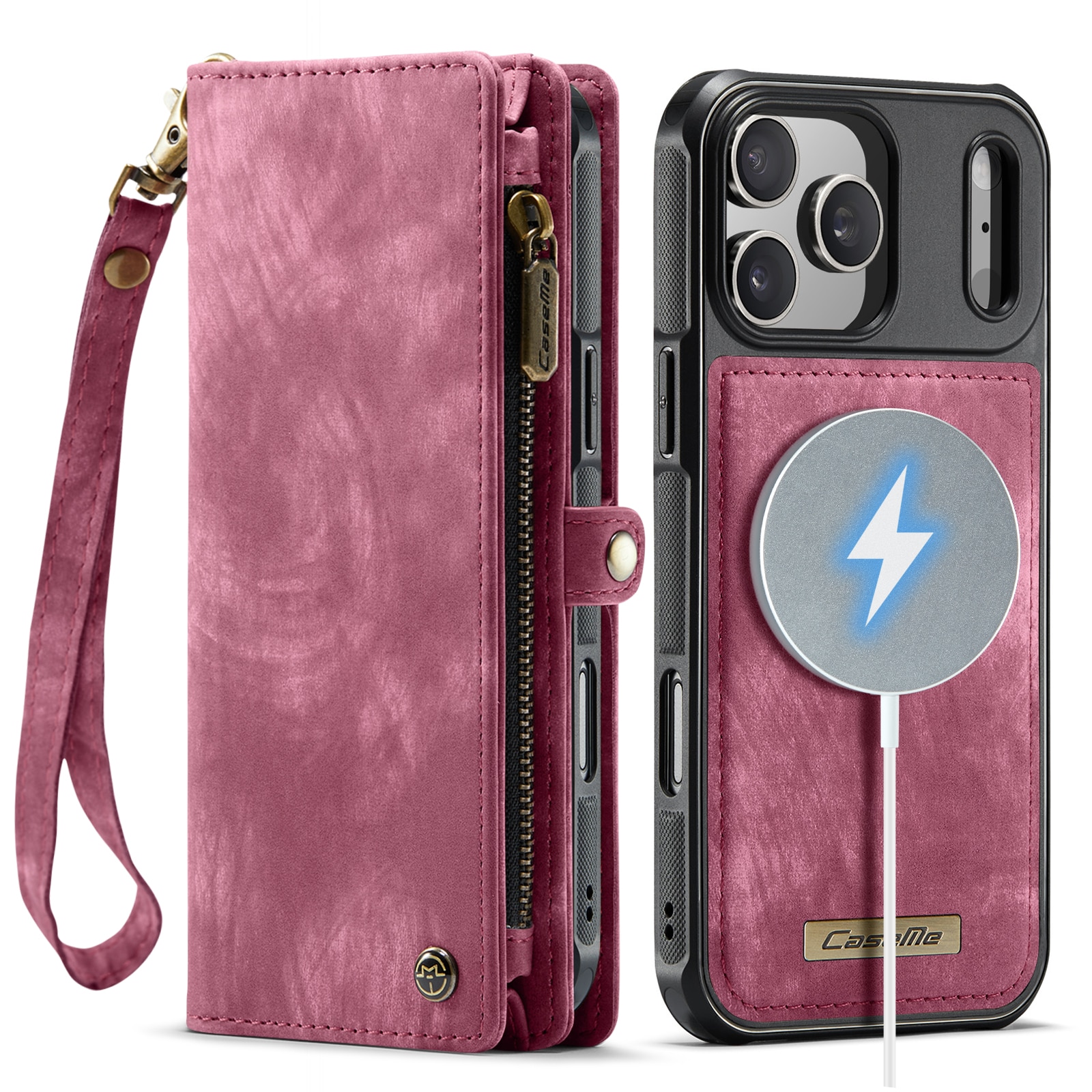 Multi-slot Suojakotelo iPhone 17 Pro Max Punainen