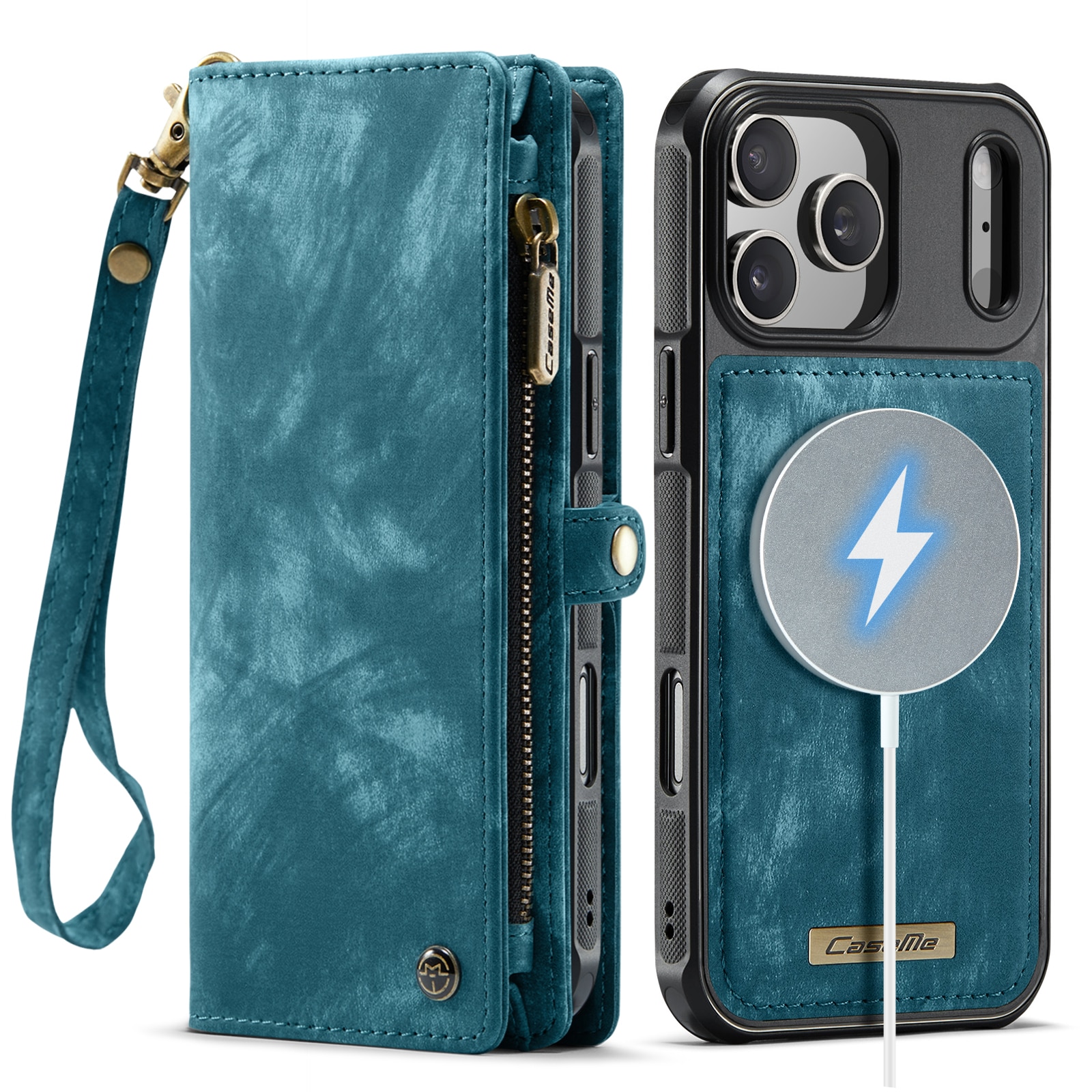 Multi-slot Suojakotelo iPhone 17 Pro Sininen