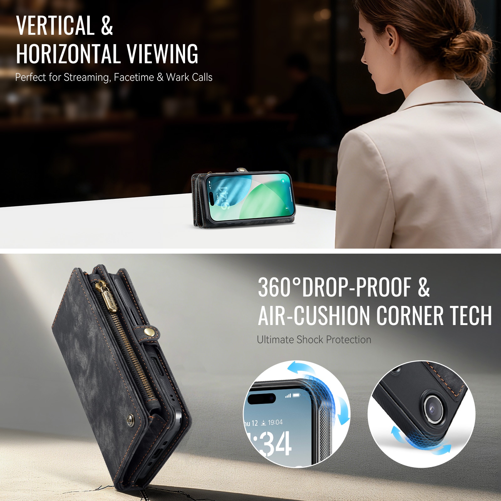 Multi-slot Suojakotelo iPhone Air Harmaa