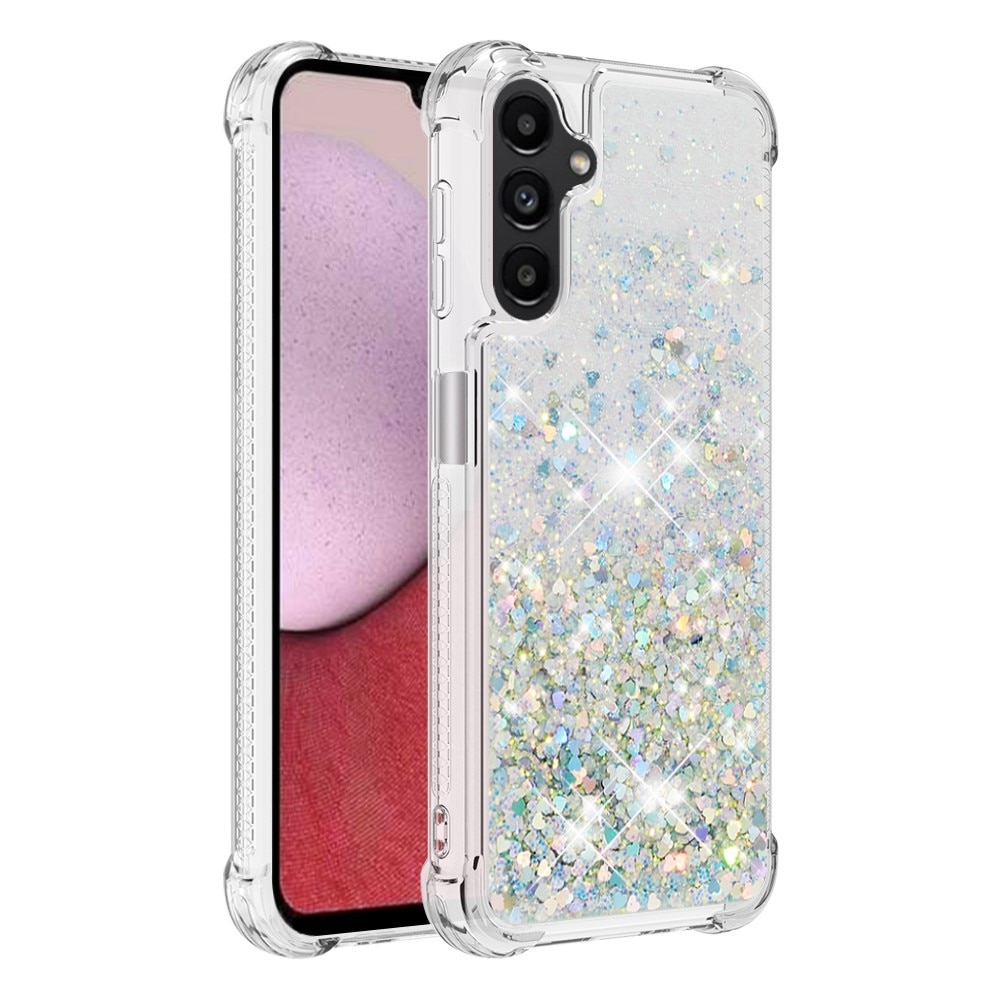 Glitter Powder TPU Kuori Samsung Galaxy A14 hopea