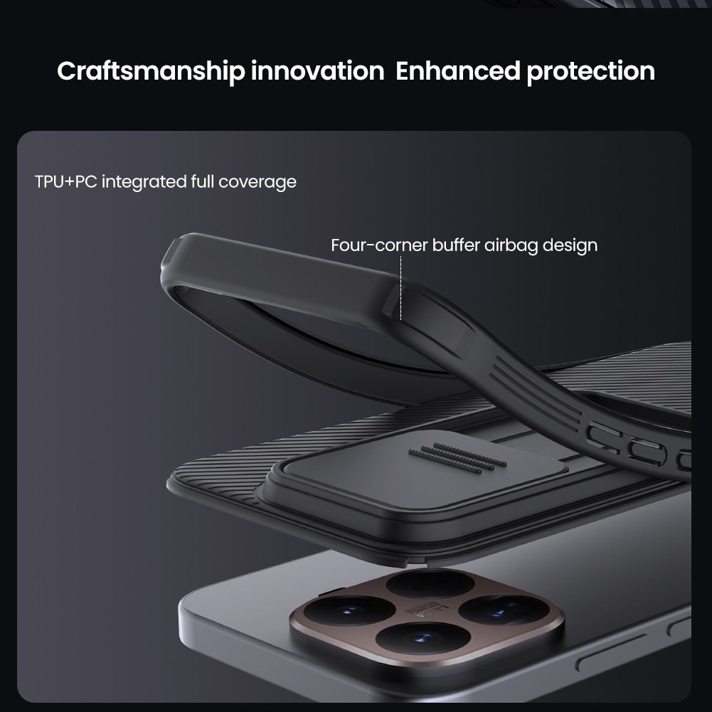 CamShield Kuori Xiaomi 15T Pro Musta