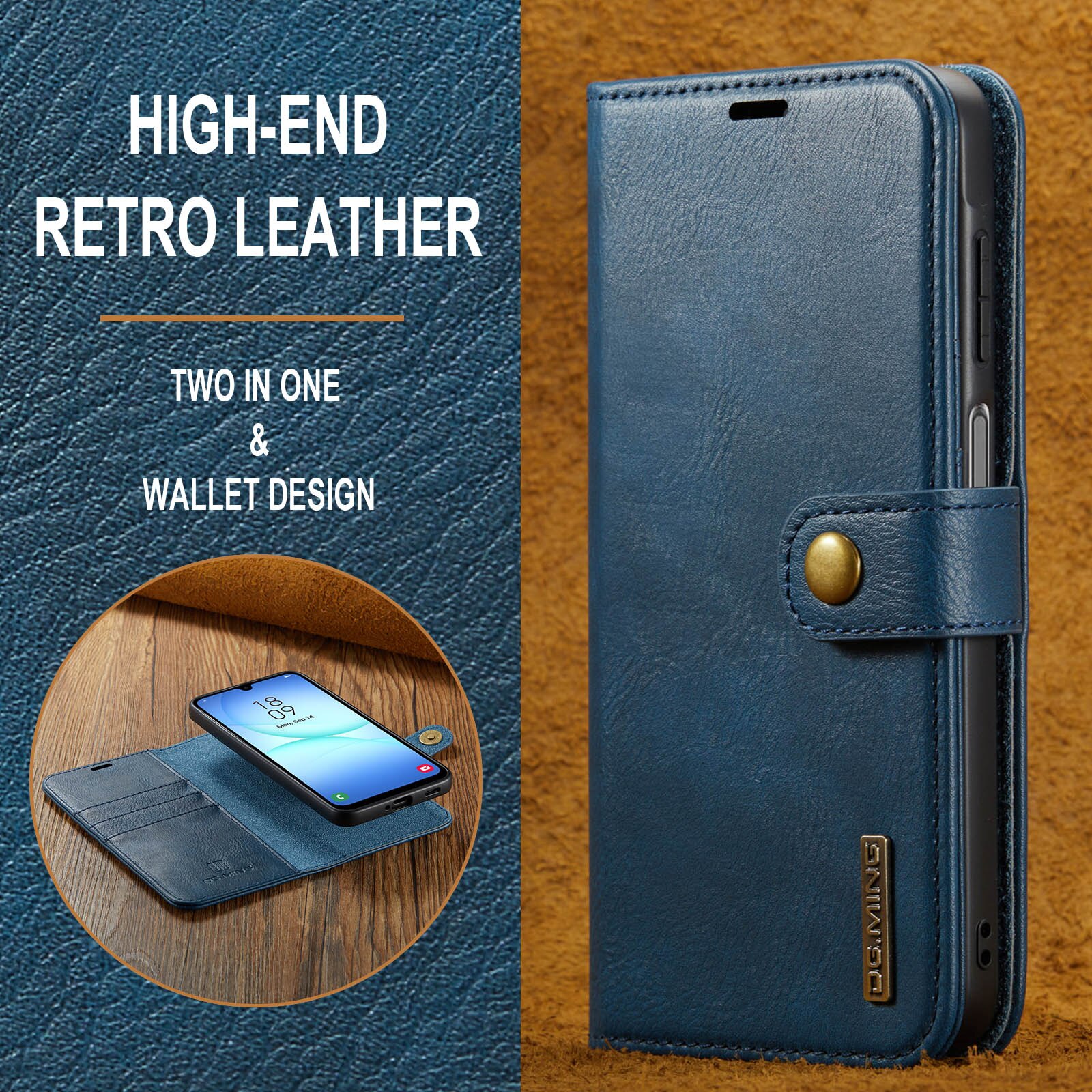 Magnet Wallet Samsung Galaxy A17 Blue