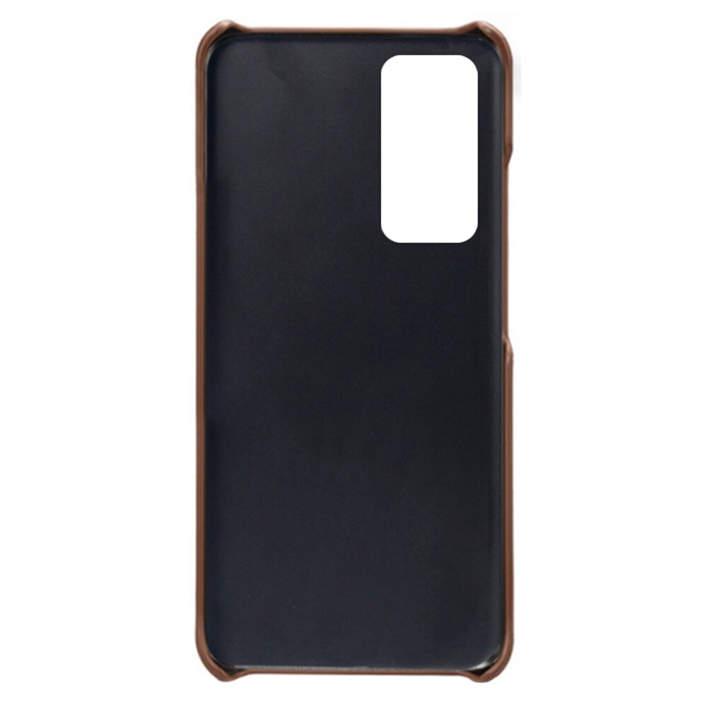 Card Slots Case Xiaomi 12T/12T Pro Ruskea