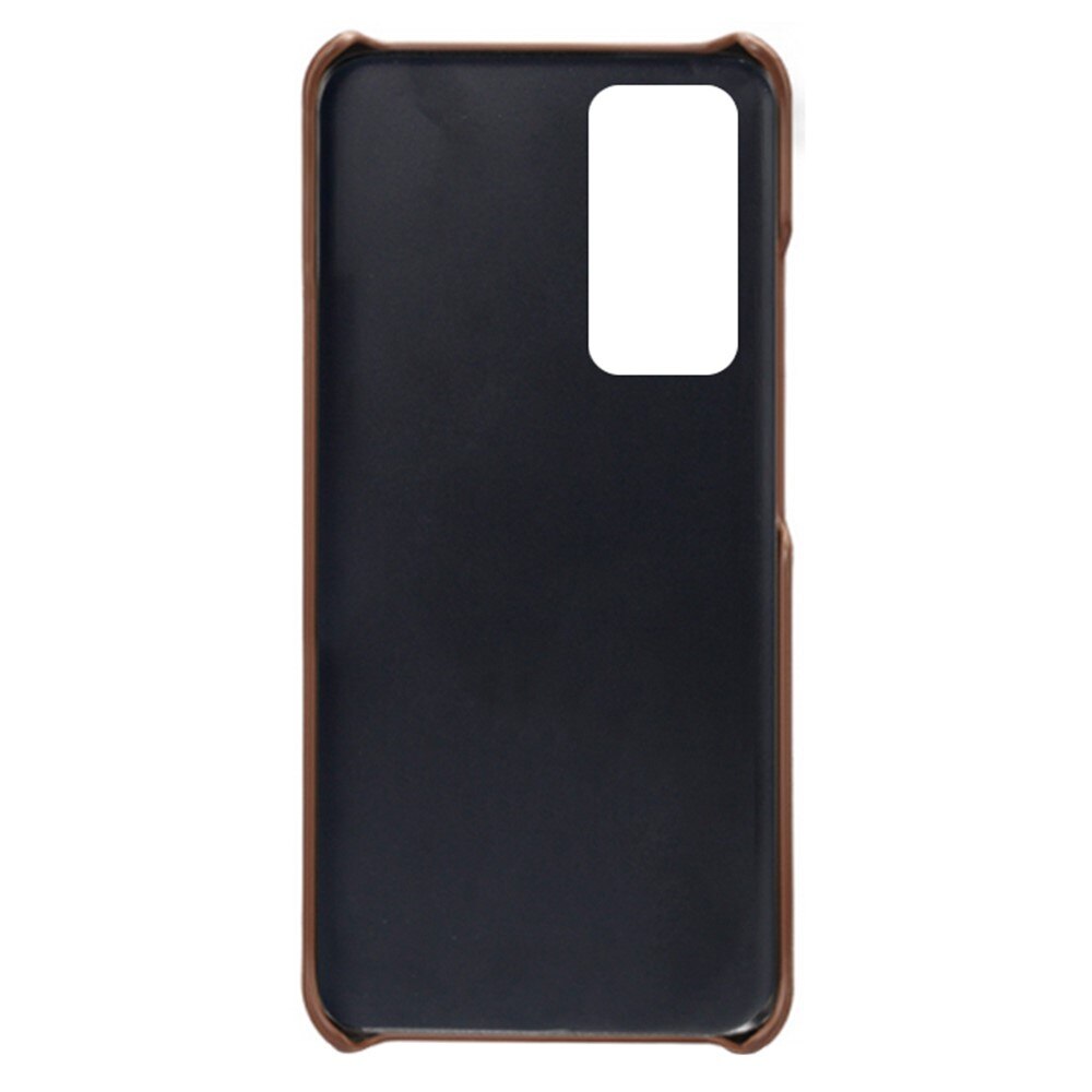 Card Slots Case Xiaomi 12T/12T Pro ruskea