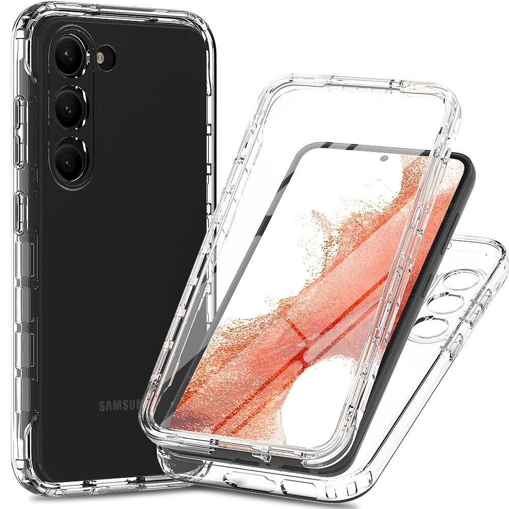 Full Protection Case Samsung Galaxy S23 kirkas