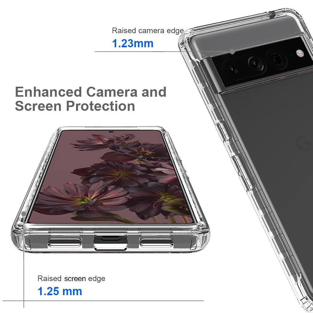 Full Protection Case Google Pixel 7 Pro kirkas
