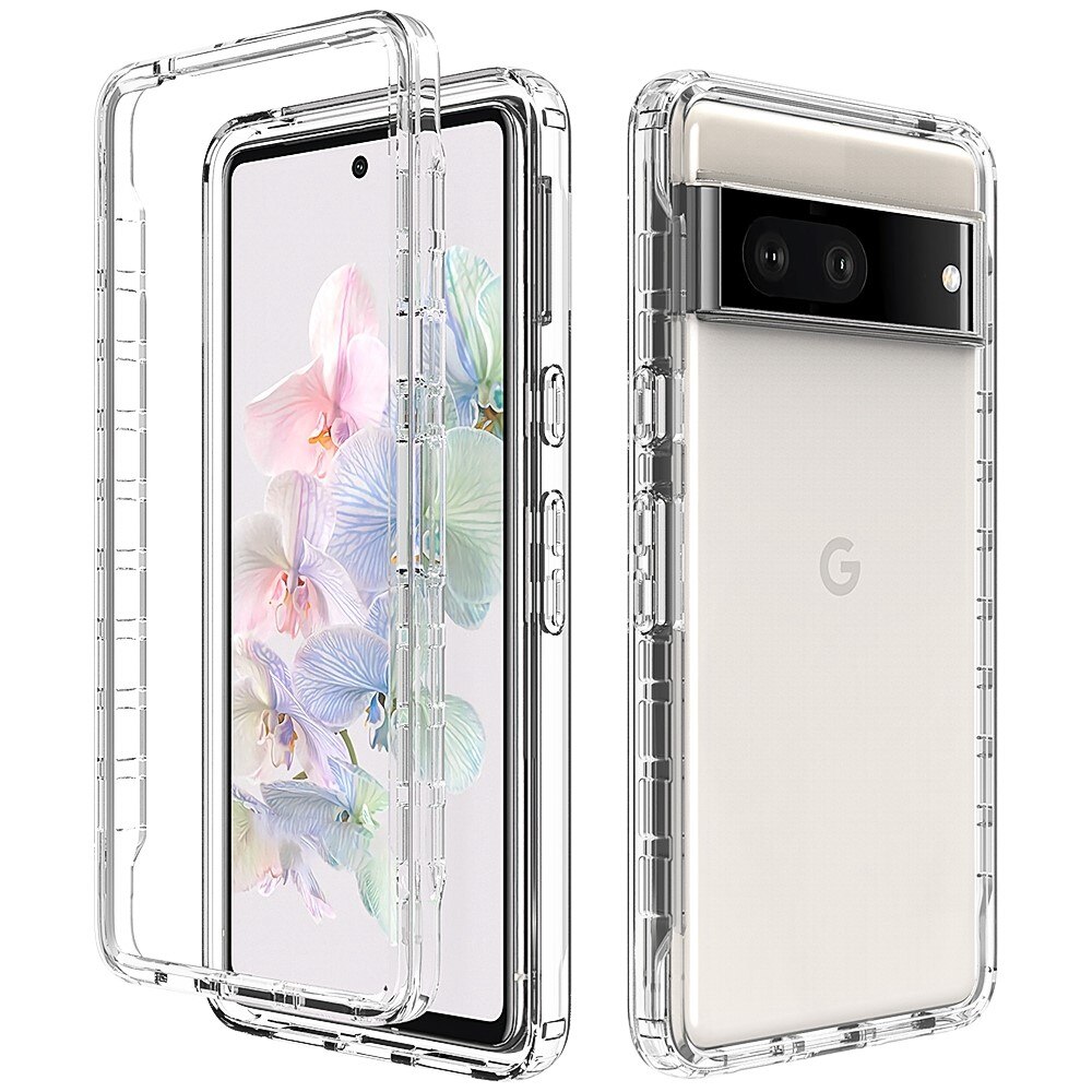 Full Cover Kuori Google Pixel 7 kirkas