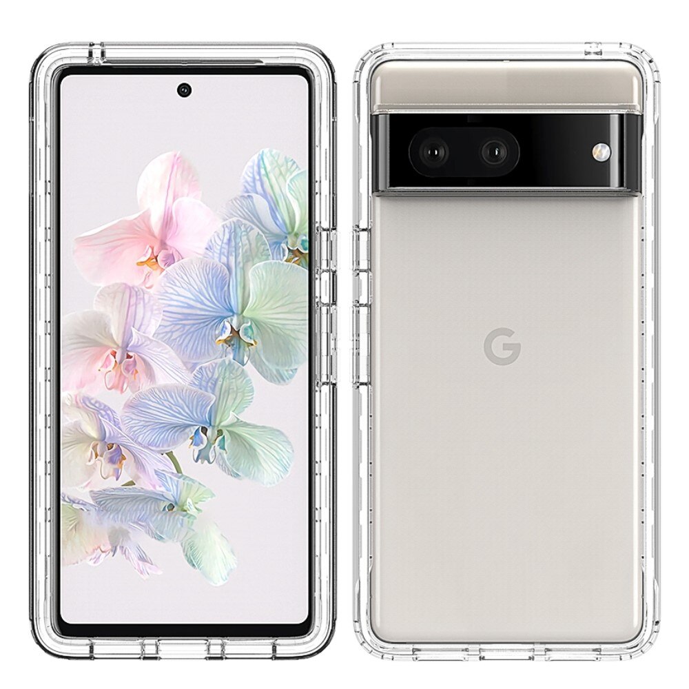 Full Cover Kuori Google Pixel 7 kirkas