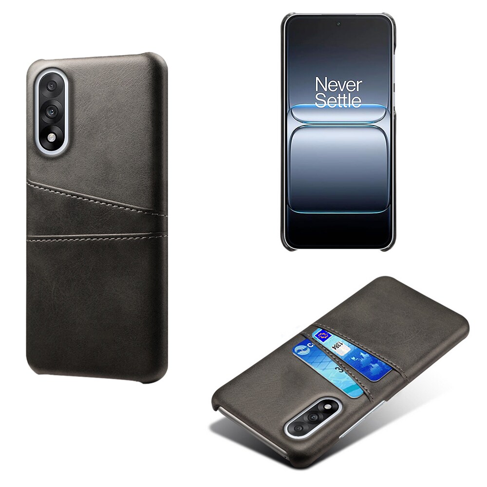 Card Slots Case  OnePlus Nord 5 Musta