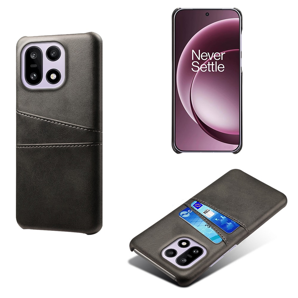 Card Slots Case  OnePlus 15 Musta