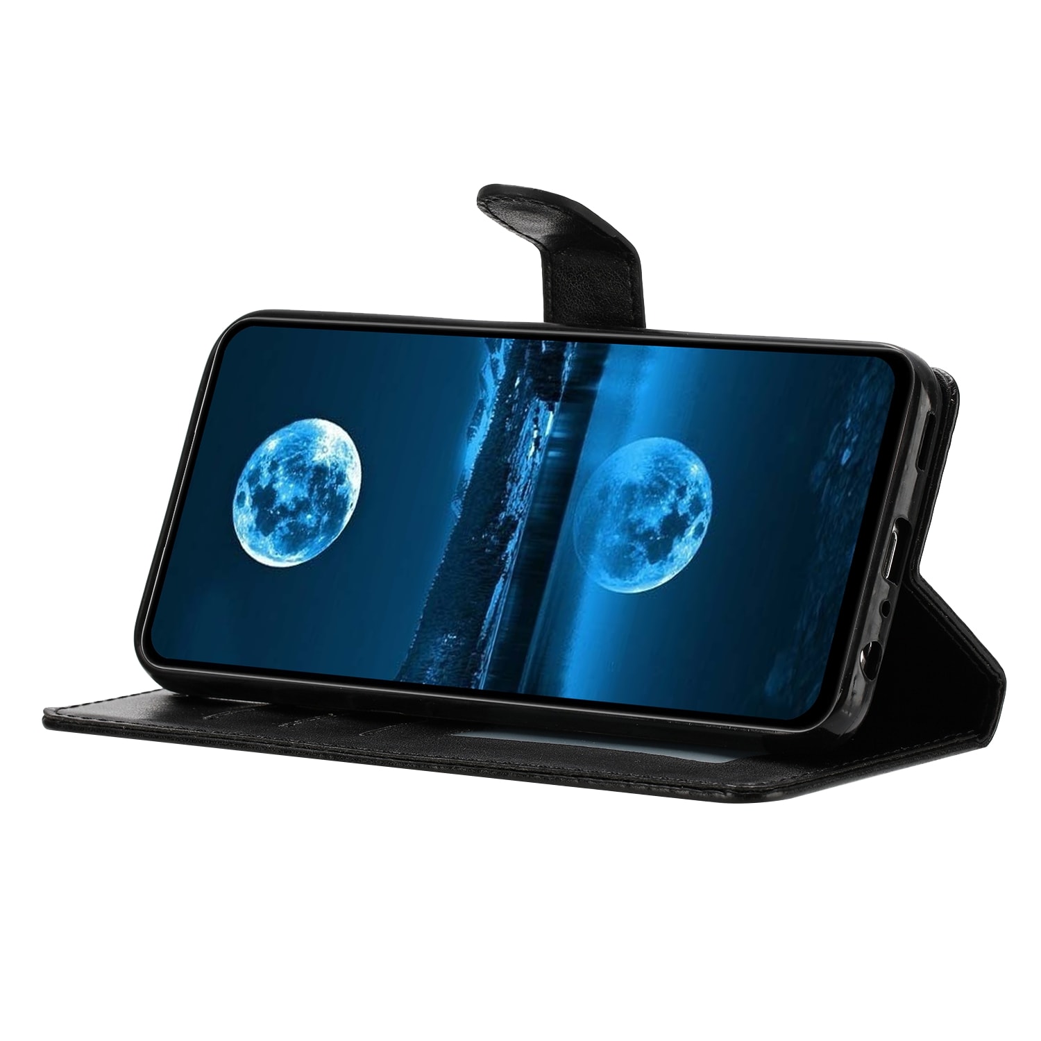 Nahkakotelo Samsung Galaxy A57 Musta