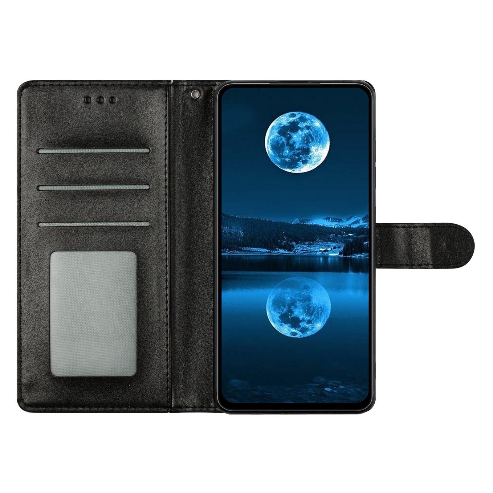 Nahkakotelo Samsung Galaxy A57 Musta