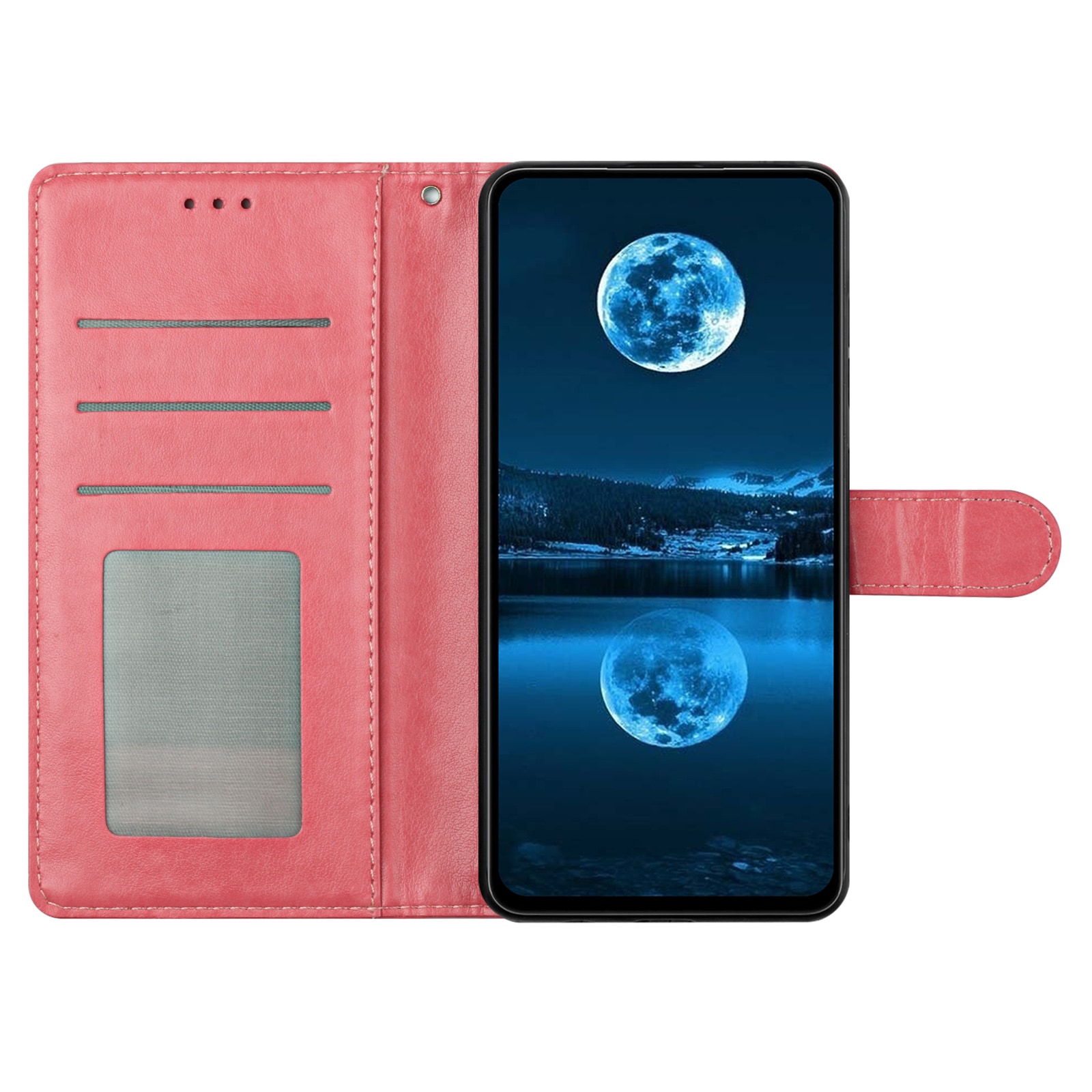 Nahkakotelo Samsung Galaxy A57 Vaaleanpunainen