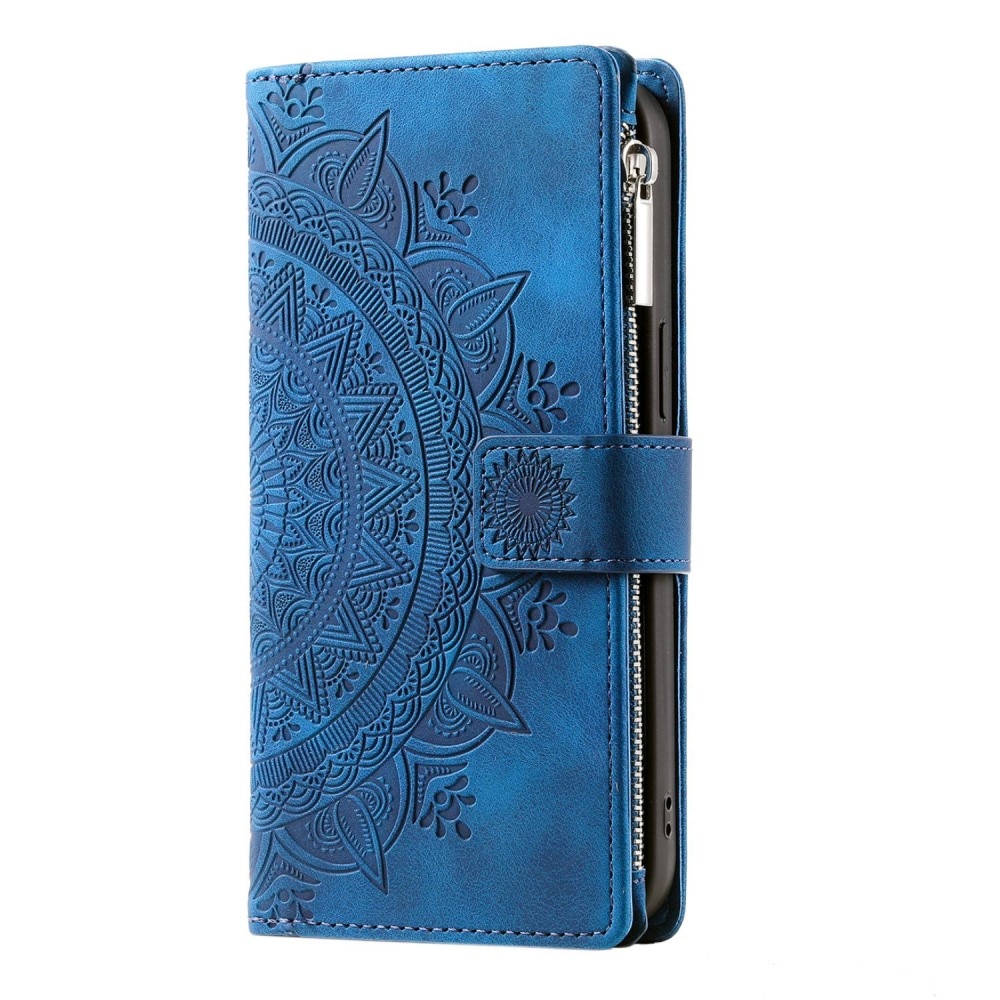Lompakkolaukku Samsung Galaxy A53 Mandala sininen