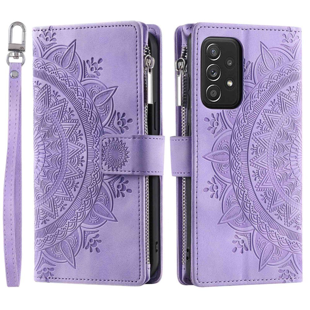 Lompakkolaukku Samsung Galaxy A53 Mandala liila
