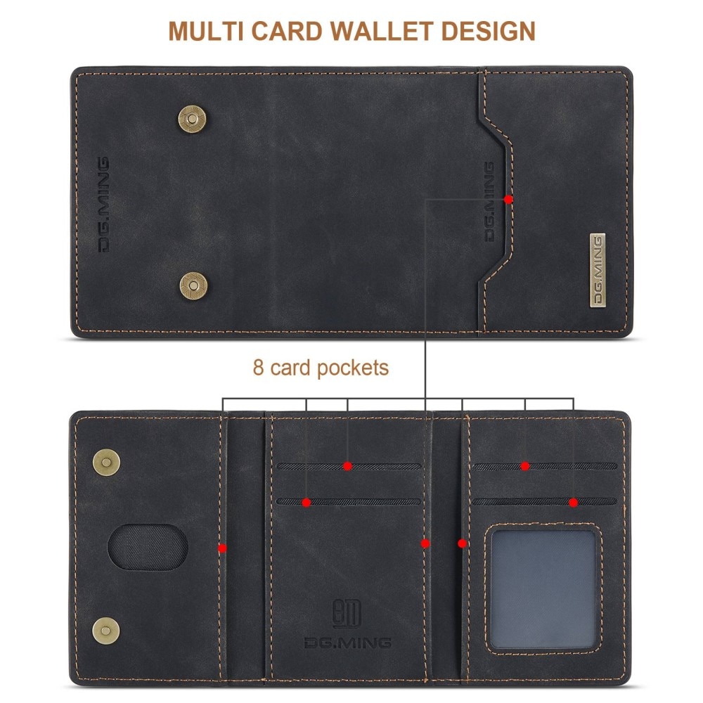 Magnetic Card Slot Case Samsung Galaxy S23 Plus Musta