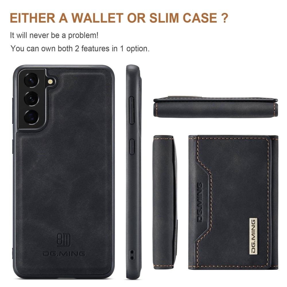 Magnetic Card Slot Case Samsung Galaxy S23 Plus Musta