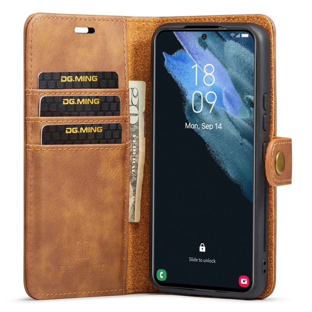 Magnet Wallet Samsung Galaxy S23 Cognac