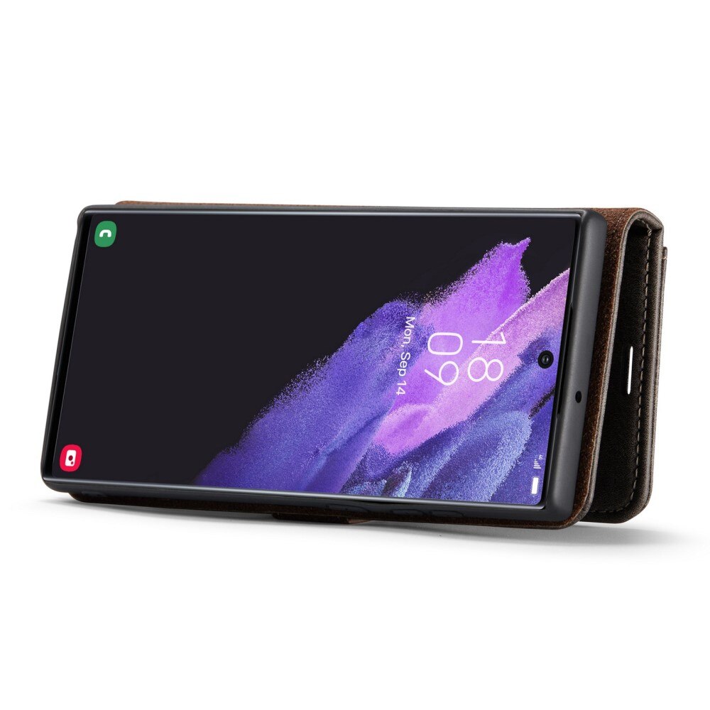 Magnet Wallet Samsung Galaxy S23 Ultra Ruskea