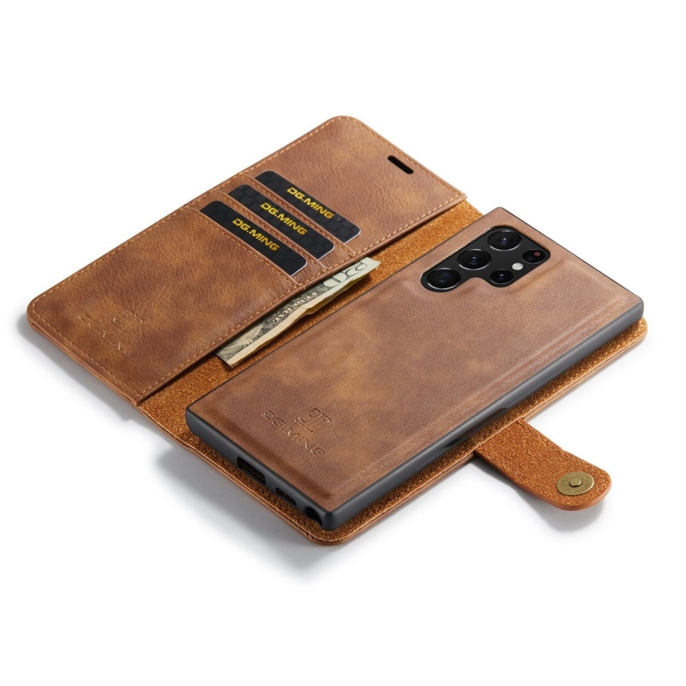 Magnet Wallet Samsung Galaxy S23 Ultra Cognac