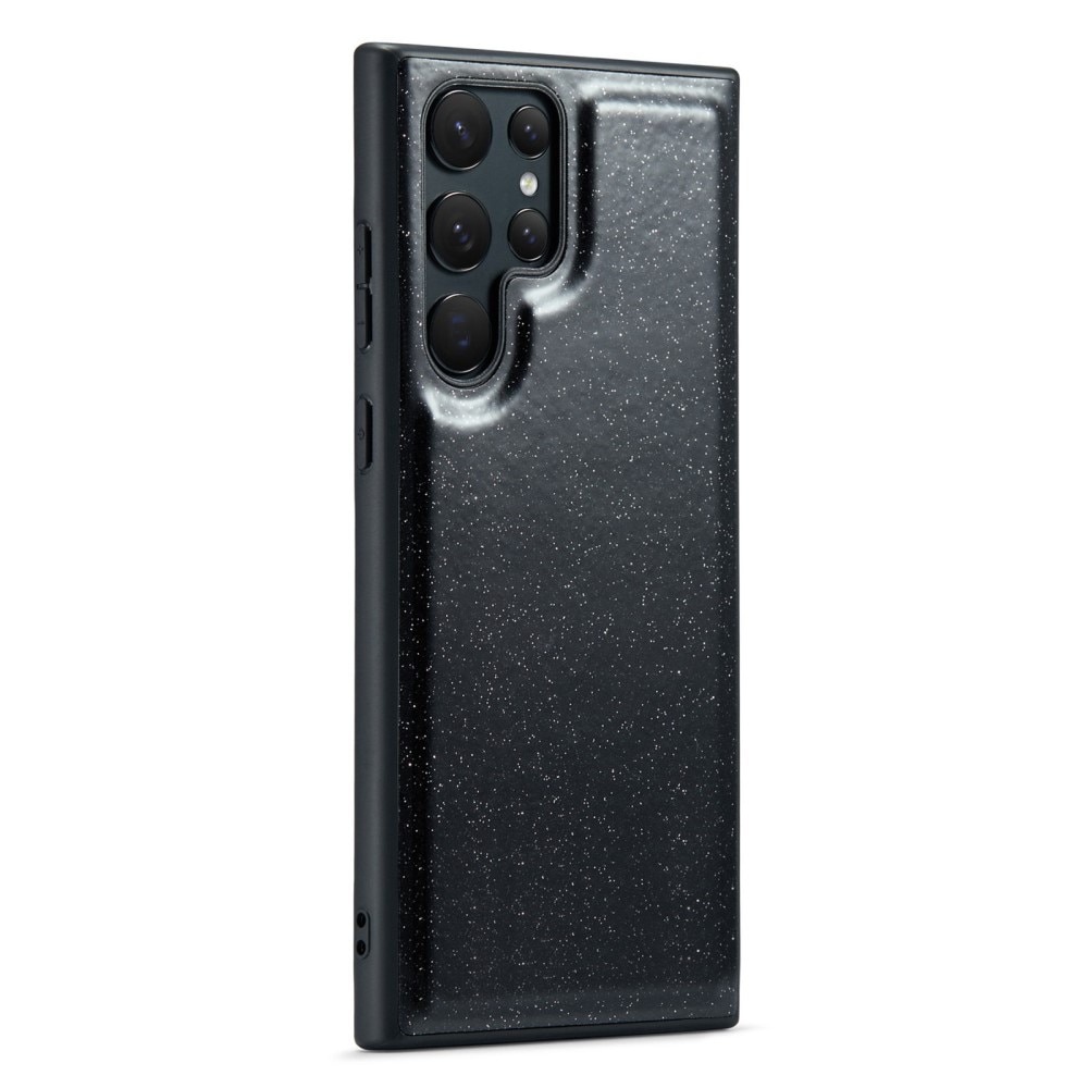 Magnetic Card Slot Case Samsung Galaxy S23 Ultra Kimallus musta