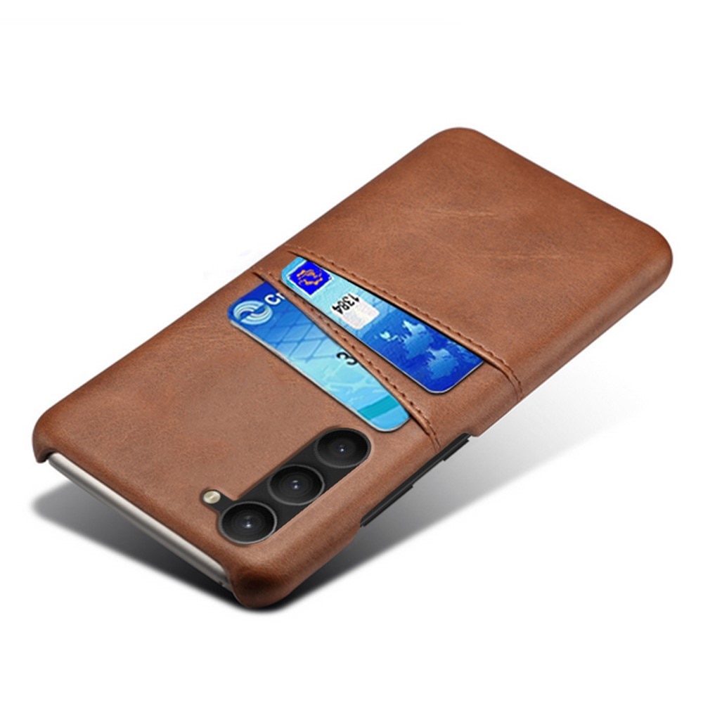 Card Slots Case Samsung Galaxy S23 ruskea