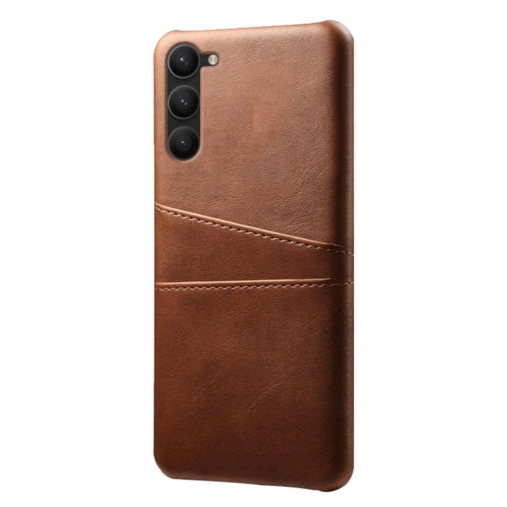 Card Slots Case Samsung Galaxy S23 Plus Ruskea