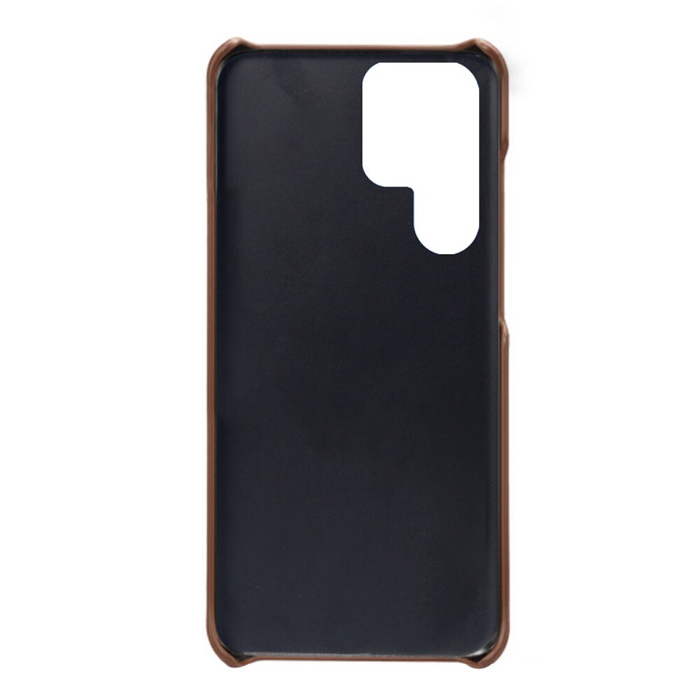 Card Slots Case Samsung Galaxy S23 Ultra Ruskea