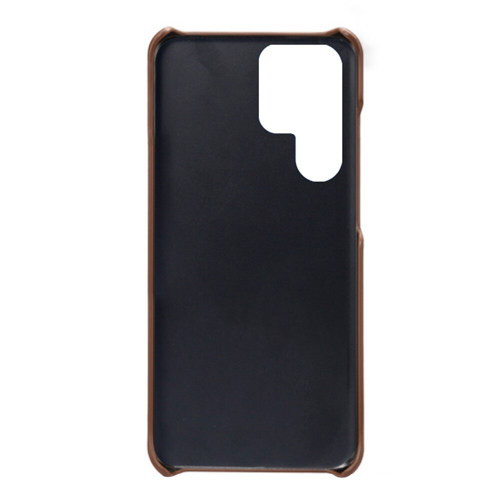 Card Slots Case Samsung Galaxy S23 Ultra ruskea