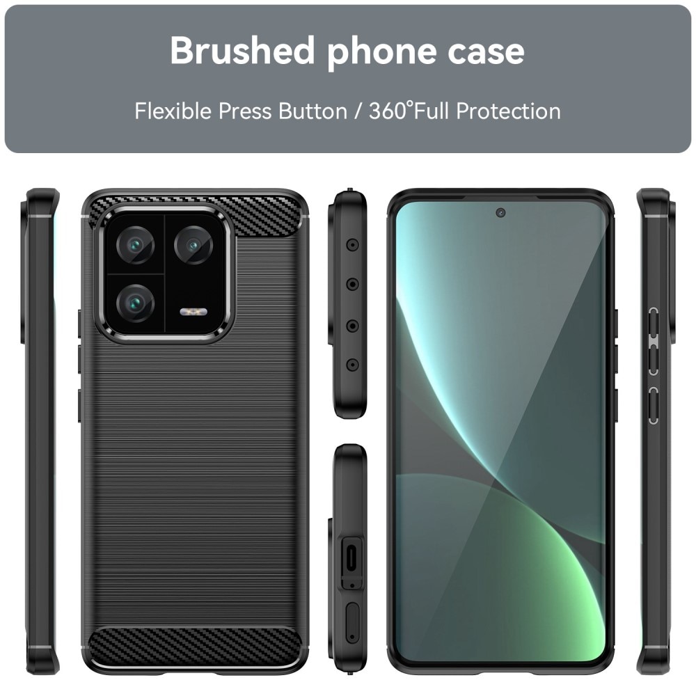 Xiaomi 13 Pro Kuori TPU Brushed Black