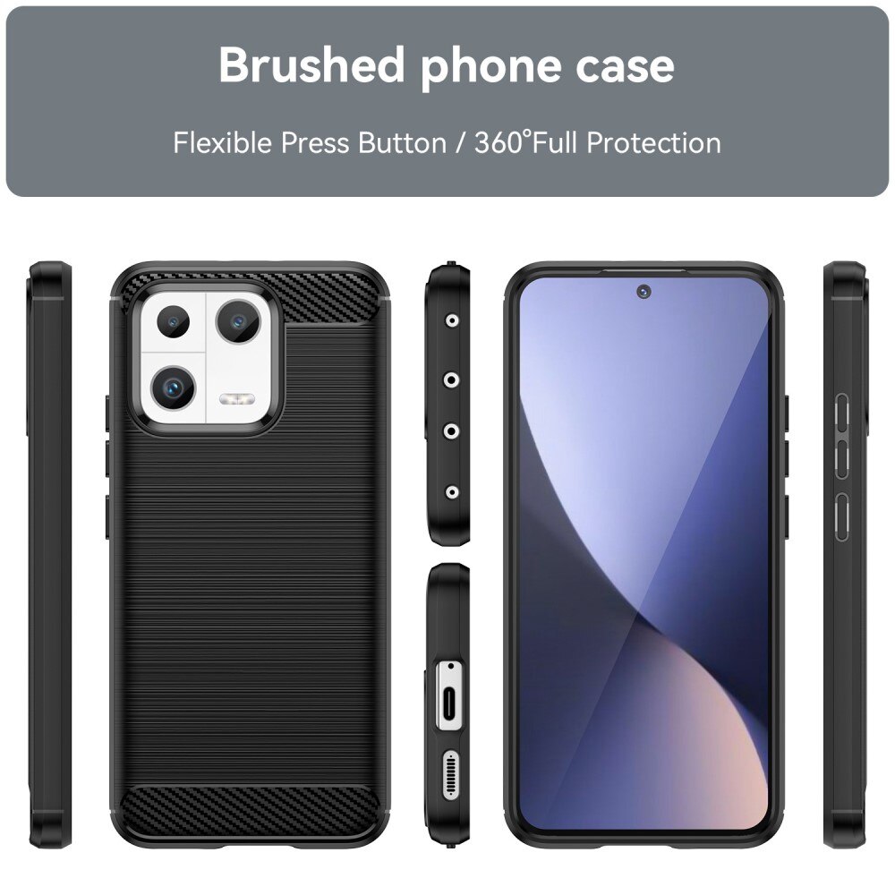 Xiaomi 13 Kuori TPU Brushed Black