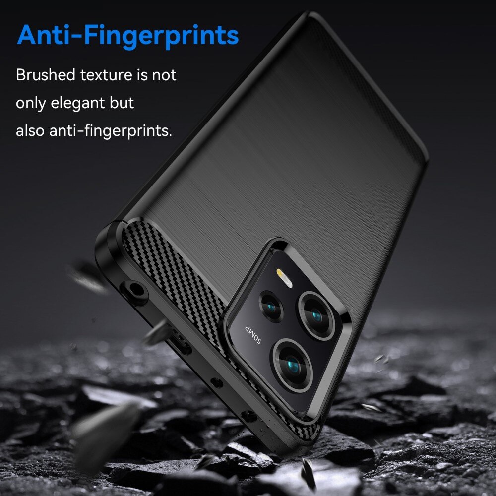 Xiaomi Redmi Note 12 Pro Kuori TPU Brushed Musta