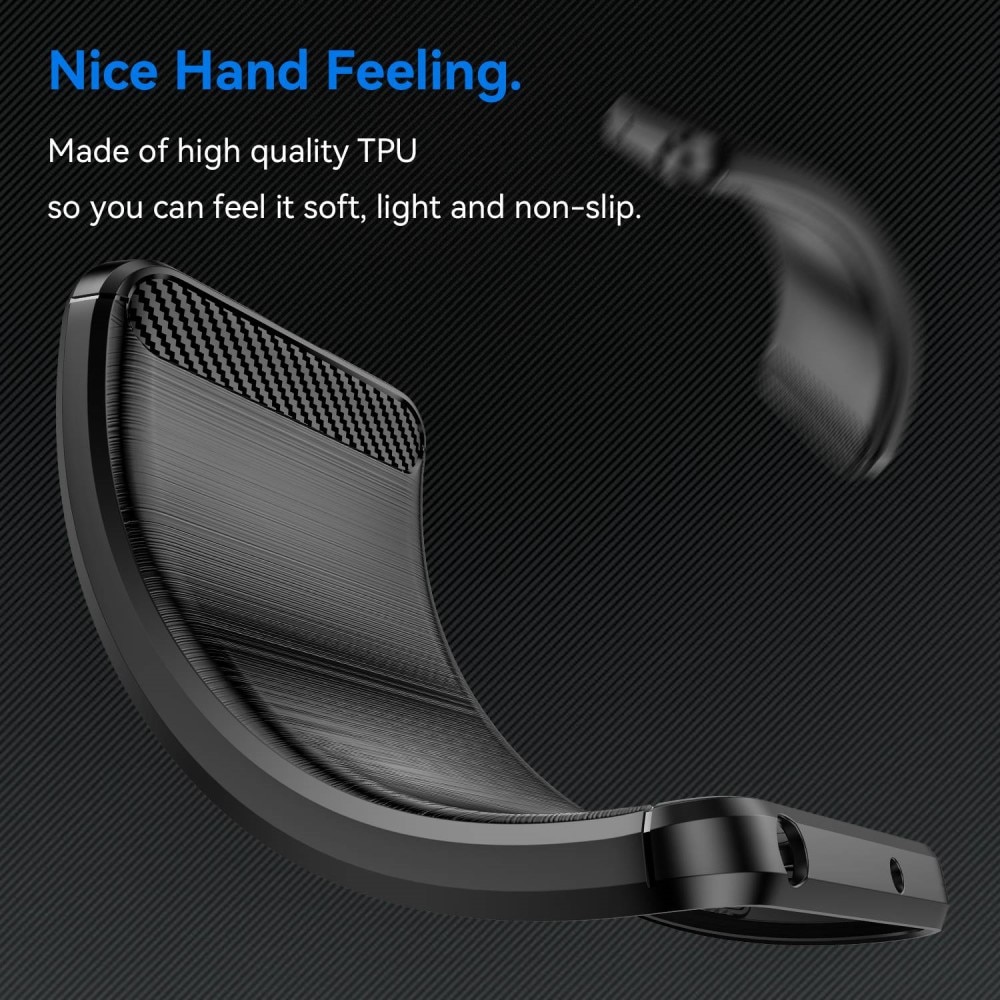 Xiaomi Redmi Note 12 Pro Kuori TPU Brushed Musta