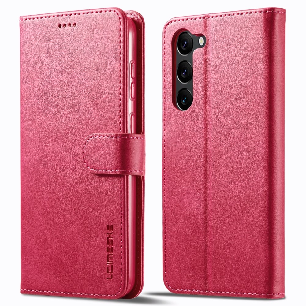 Lompakkokotelot Samsung Galaxy S23 vaaleanpunainen