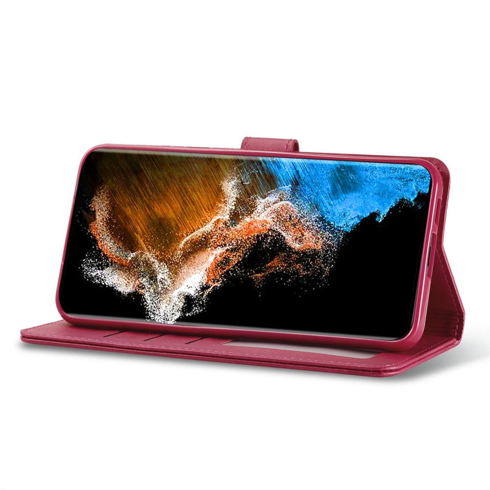 Lompakkokotelot Samsung Galaxy S23 vaaleanpunainen