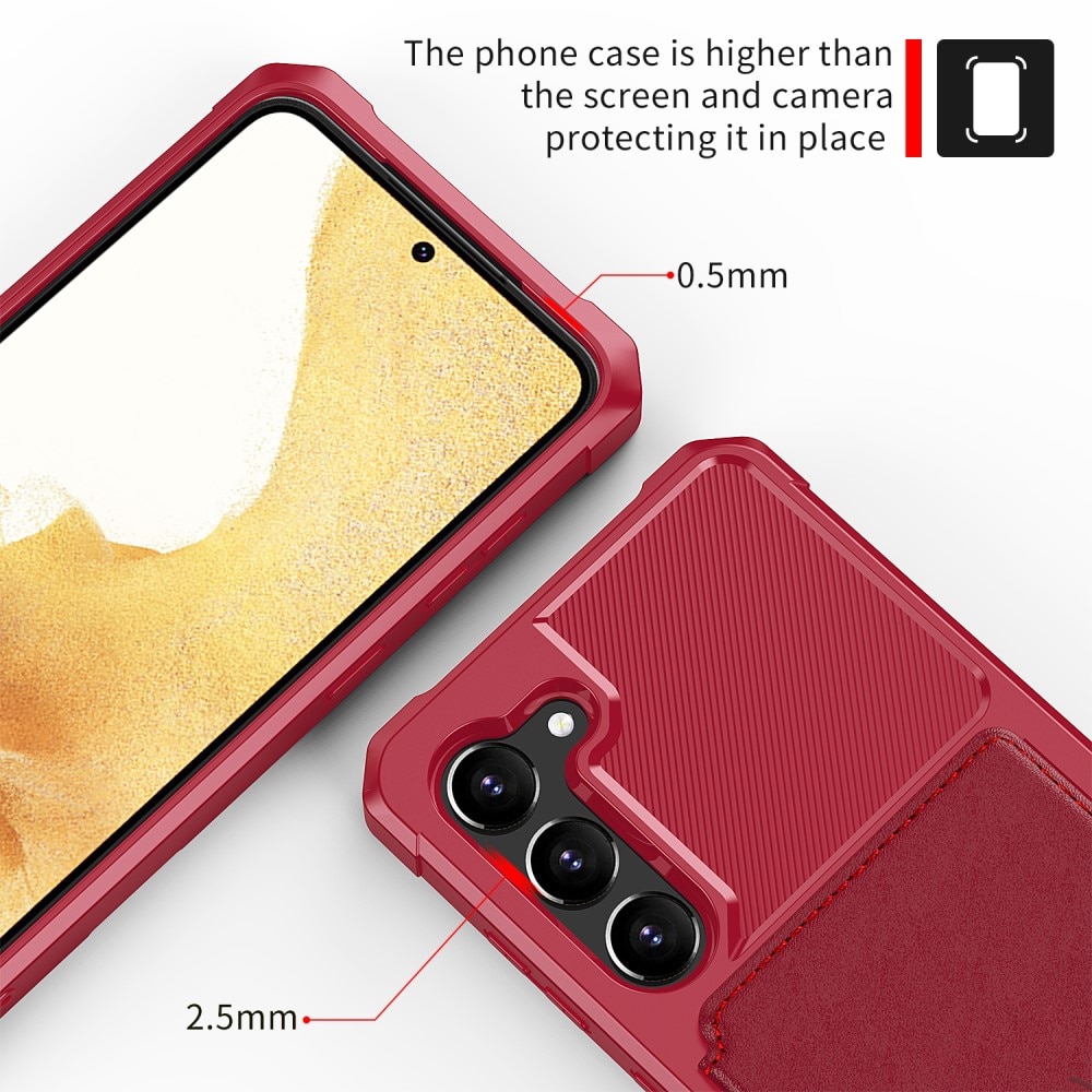 Tough Multi-slot Case Samsung Galaxy S23 punainen