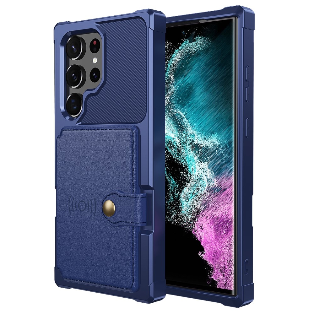 Tough Multi-slot Case Samsung Galaxy S23 Ultra sininen