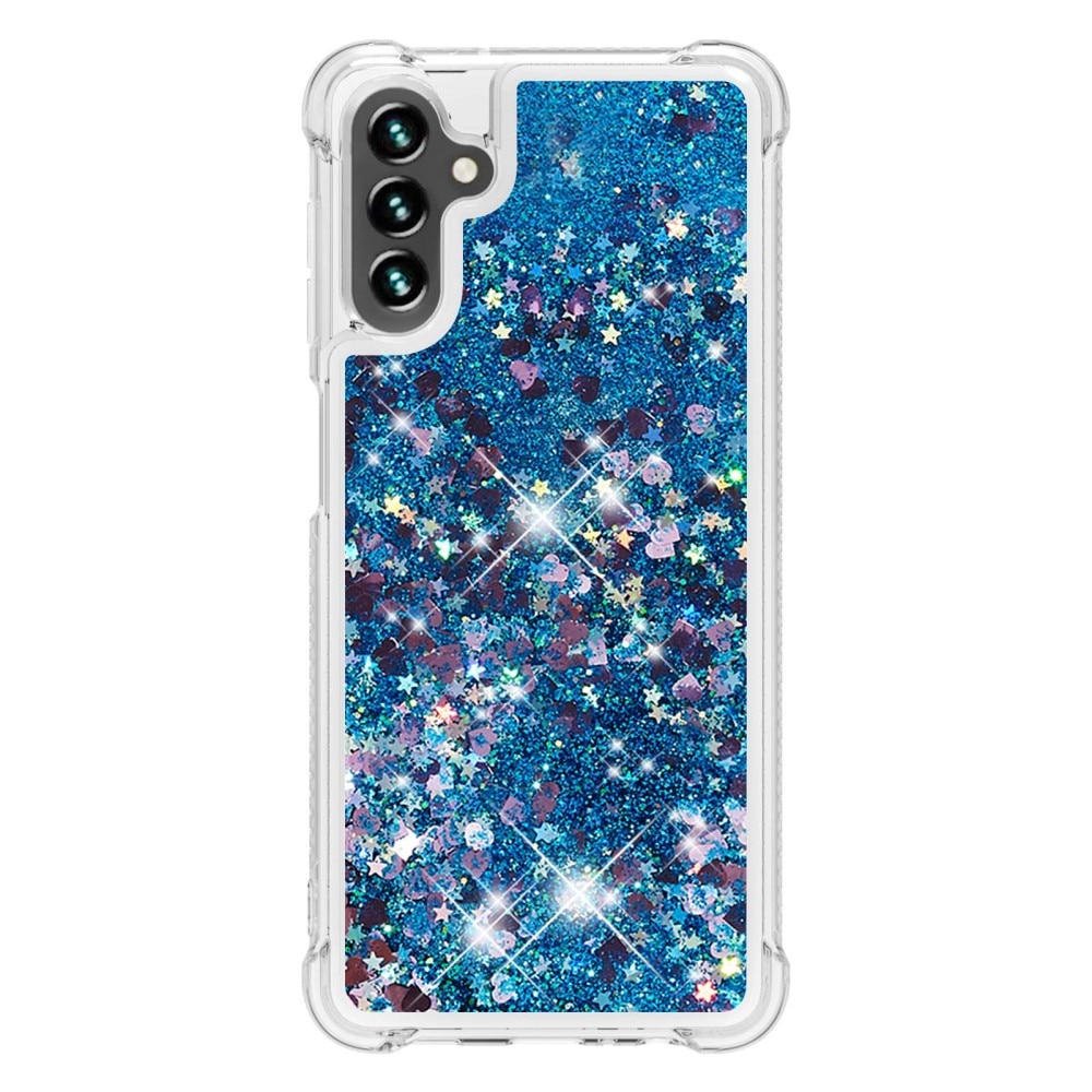 Glitter Powder TPU Kuori Samsung Galaxy A54 sininen